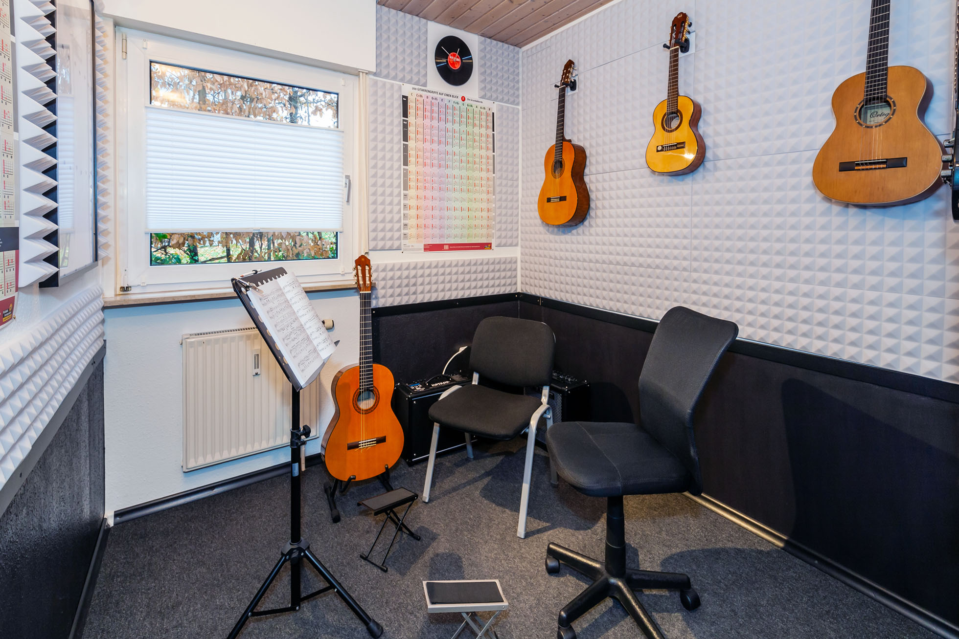 Gitarrenunterricht Ludwigsburg Musikbox - Raum 1